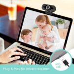 Loosafe Webcam USB con Microfono Web Cam Full HD 1080P