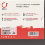 OLAX 4G LTE-Advanced Mobile WiFi SIM Tascabile Hotspot MF980U