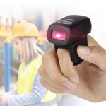 Anello Lettore QR Code Barcode, Scanner portatile USB 14h di Autonomia