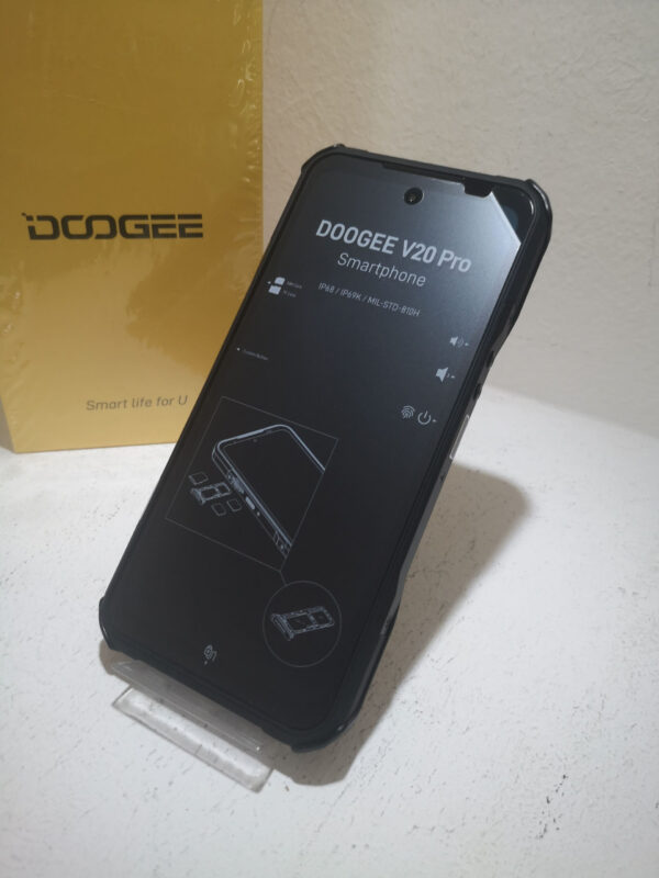 DOOGEE V20 Pro 6,43" Smartphone Rugged 20GB+256GB 5G Dual SIM Display 2K AMOLED Termocamera