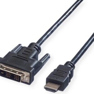 CAVO DVI-HDMI 2MT M/M 1920x1080 / 1920x1200 @60Hz