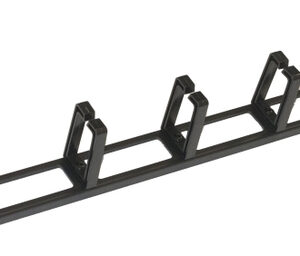 ARMADIO RACK RACCOGLICAVI 19 5 ANELLI NERO IN METALLO