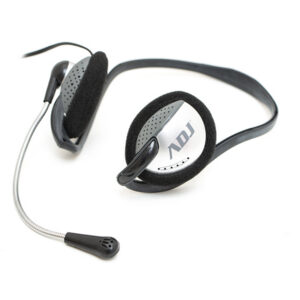 CUFFIA C/MICROFONO 3,5MM BK/GY EASY SMARTPHONE/TABLET ADJ