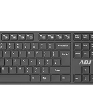 TASTIERA WIRELESS SILENT KEY BK 103 TASTI ULTRA SLIM PLUG&PLAY ADJ
