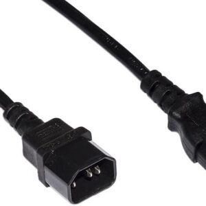 CAVO ALIMENTAZIONE 1,8MT M/F BK PROLUNGA C13-C14