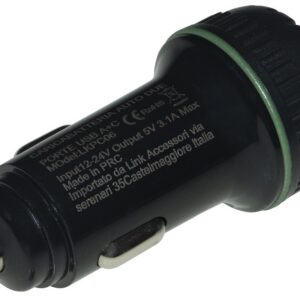 ALIMENTATORE DA AUTO 5V 3A 2 PORTE USB A+C