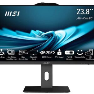 AIO 23,8 I5 8GB 512GB BK W11P 14? I5-14400 PRO IPS BLACK