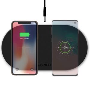 BASE WIRELESS DUAL 20W IPHONE/AIRPO DS CYGNETT