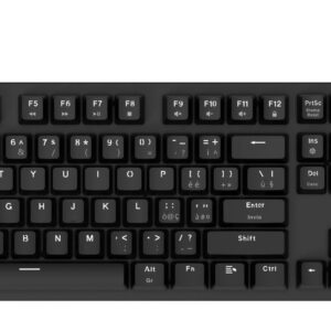 TASTIERA USB MULTIMEDIA MECCANICA BK 104 TASTI PLUG&PLAY C/LED