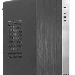 CASE MINI-TOWER NO PSU QUARTZ Q100 2USB3 0,6MM SPCC MATX MITX BLACK
