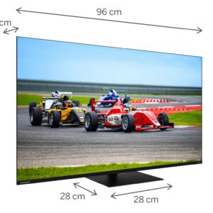 TV 43 THOMSON UHD SMART 4K QLED GOOGLE FRONT SPK 144HZ PIEDE
