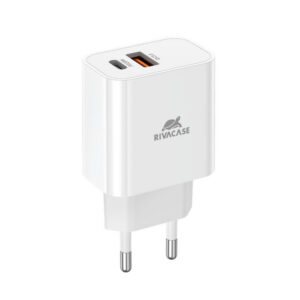 ALIMENTATORE USB-C 20W WHITE 2P USBC/USBA COMPATIBILE IPHONE-SM