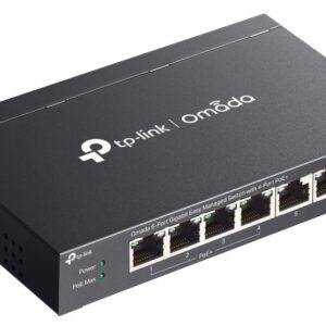 SWITCH OMADA 6-PORTGB EASY MAN 4POE 4XGB POE+2P 1GB NO POE FANLESS SDN