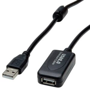 CAVO USB 2.0 A-A 5M M/F BK RIPETITORE SEGNALE