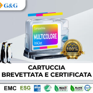 INK G&G HP 304XL CMY 18ML RIGENERATO INK LEVEL MULTIPACK