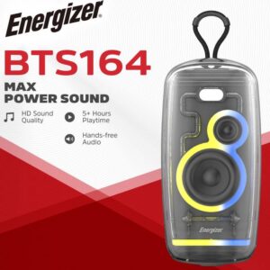 SPEAKER BT + 2400MAH ENERGIZER PORTABLE IPX65