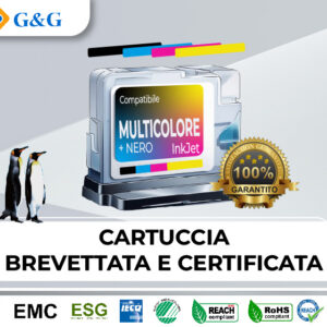 INK G&G EPS KIT604 604XL CMYK 13ML(K) 9ML(CMY)