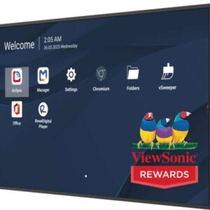 MON 43DS UHD MM DVI HDMI VESA 4K 500NIT 8GB 32GB ANDR 14 24/7 PD65W