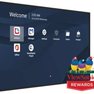 MON 98DS UHD MM DVI HDMI VESA 4K 500NIT 8GB 32GB ANDR 14 24/7 PD65W