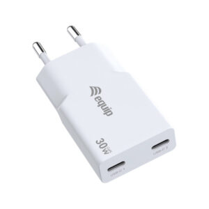 ALIMENTATORE 30W GAN 2 PORTE SLIM W 2*USB C QC+PD3.0
