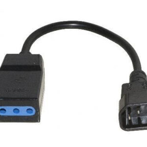 CAVO X UPS IEC C14-10A M/F 0,2MT IEC MASCHIO TRIPOLARE FEMMINA