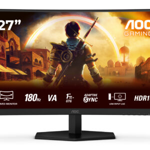 MON 27VA  FHD 2XHDMI DP 180HZ MM AOC C27G42E CURVED