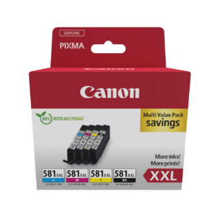 INK CANON CLI581XXL MULTIPACK CMYK PIXMA TS 6150