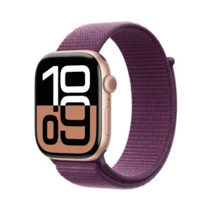 WATCH 10 46MM ROSE GOLD ALLUM. PLUM SPORT LOOP