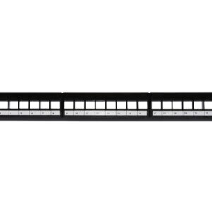 PATCH PANEL 24 PORTE 19 VUOTO NERO