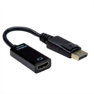 ADATTATORE DP-HDMI 4K M/F BK 3840X2160 @30HZ CON CAVO 0,15MT