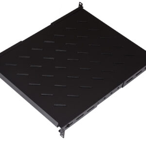 ARMADIO RACK RIPIANO 1 UNIT? 19 PROFONDIT? 1000 MM ALLUNGABILE NERO