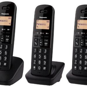 TELEFON0 CORDLESS PAN TGB612 NERO TRIO 18ORE/ID CHI./RUBRICA 50 NUM.