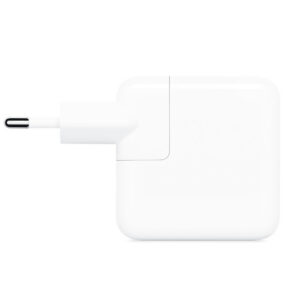 ALIMENTATORE USB-C 30W WHITE APPLE MACBOOK  AIR13-IPHONE-IPAD