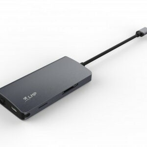 MINIDOCK LMP USB-C 8PORTE SPACEGRAY HDMI-RJ45-SD-MICRO SD-3 USB-1 USB-C