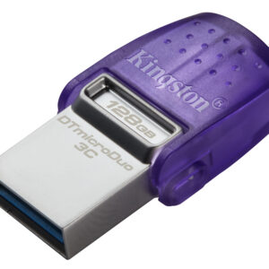 PEN DRIVE 3.2 128GB MICRO DUO 3C TYPE-C/TYPE-A 200MB/S KINGSTON