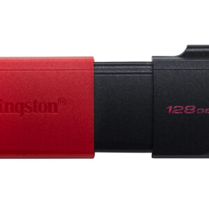PEN DRIVE 3.2 128GB TYPE-A EXODIA M BLACK/RED KINGSTON CAPPUCCIO REMOVI
