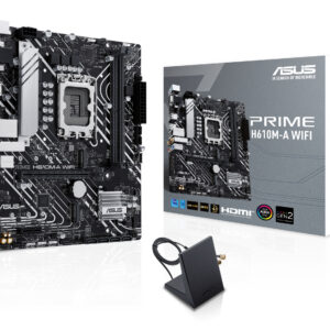 MB ASUS PRIME H610M-A WIFI S1700 D5 4S3 GBL M.2 U3.2 HDMI/VGA/DP